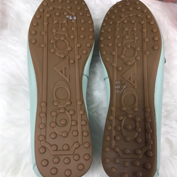 Coach Shoes Rare New Coach Loafers Shoes Mint Green Sz 75 Poshmark